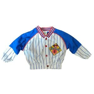 Vintage 90's‎ Disney Mickey Mouse  Snap Up Jacket Size 24 Months